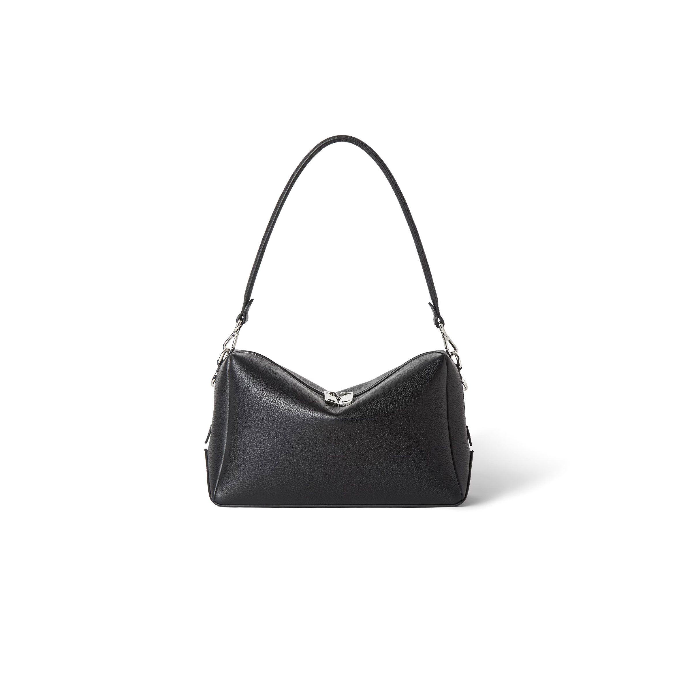 FENDI LUI MEDIUM BLACK LEATHER BAG 7VA672ASIHF0GXN (28*19*11cm)
